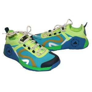 Adidas by Stella McCartney Dropset Training Rare Limited BLUE YELLOW 8.5 WOMEN'S